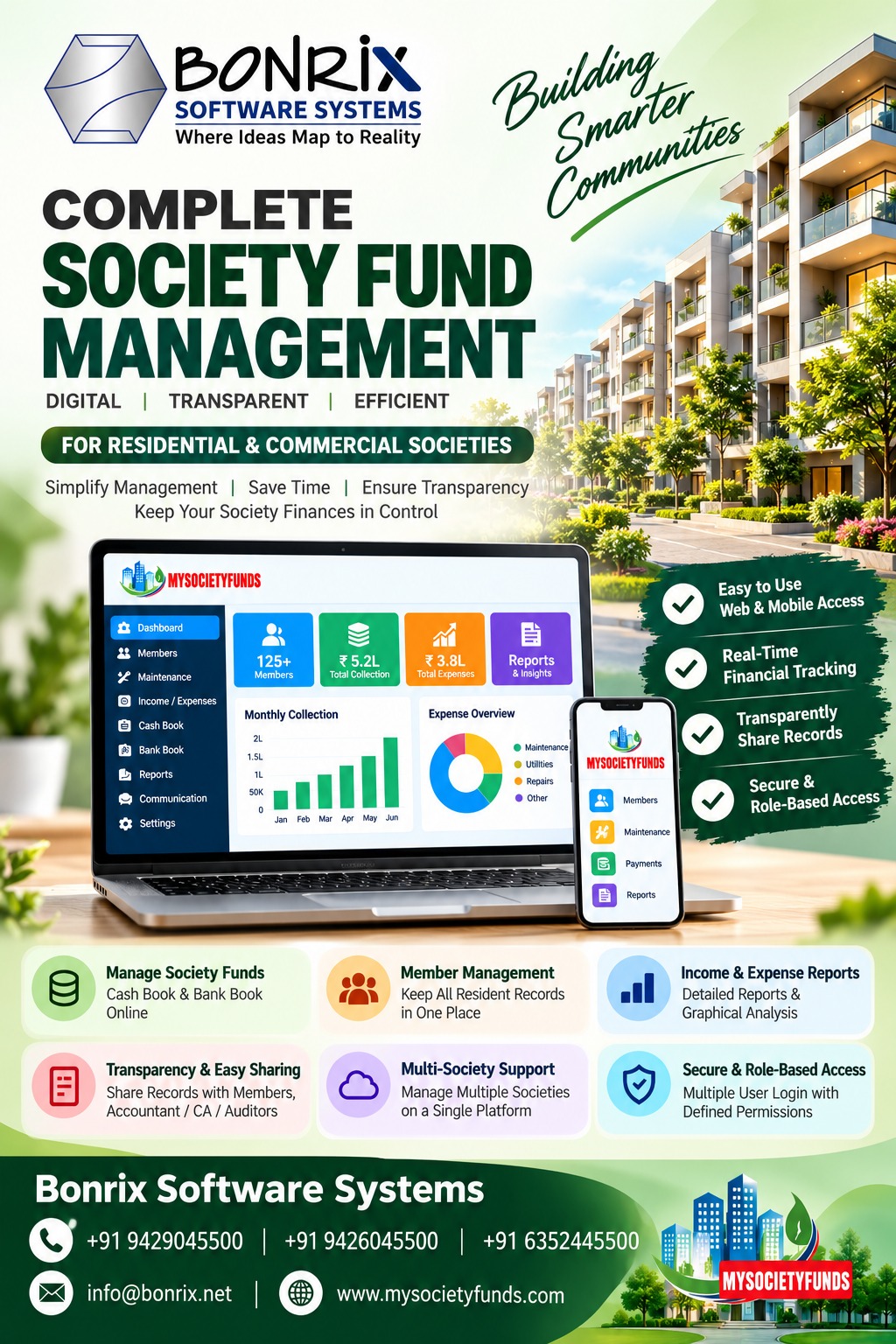 Digital Fund Management, Bank Book & Cash Book
